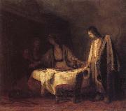 Samuel Dircksz van Hoogstraten Tobias's Farewell to His Parents Spain oil painting artist